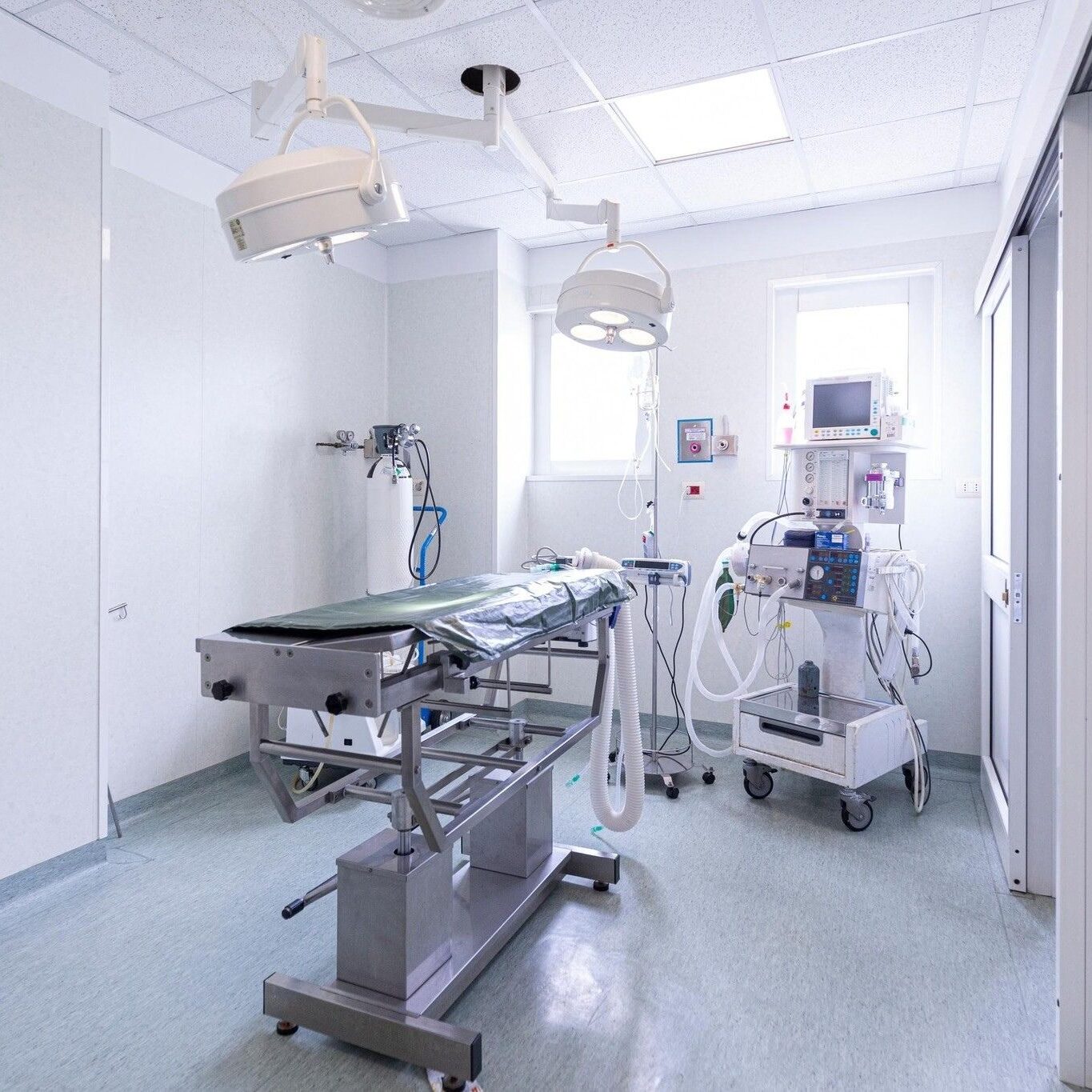 sala-chirurgica-veterinaria Una sala chirurgica veterinaria dell'Ospedale Veterinario Croce Azzurra Roma